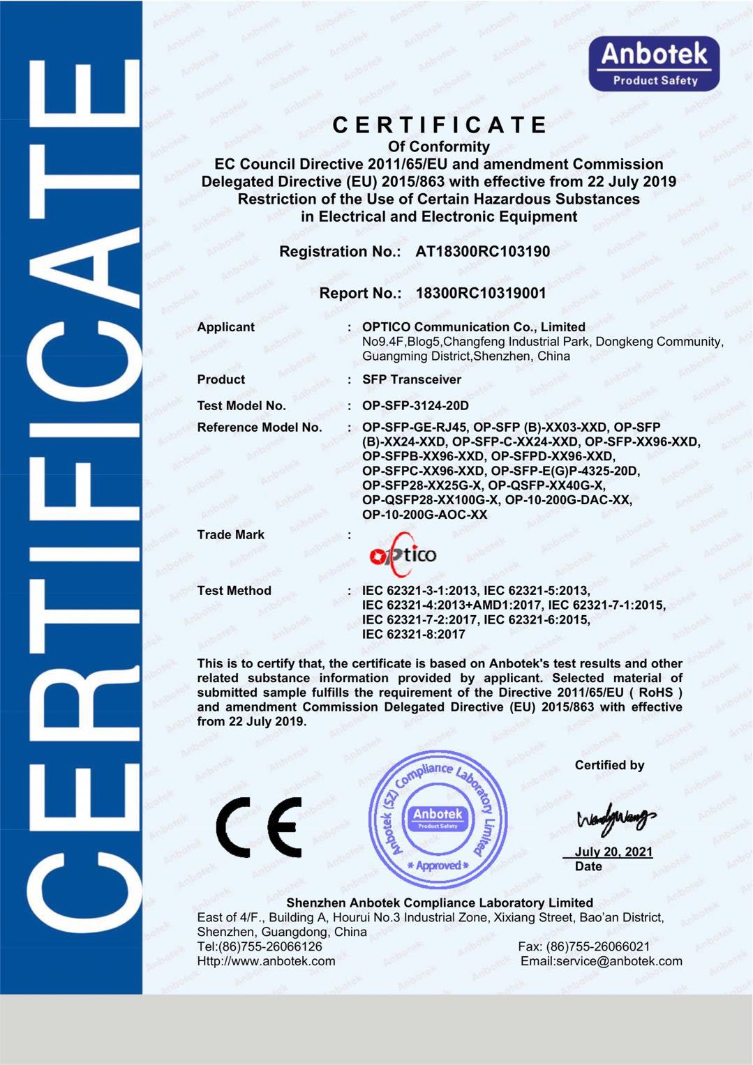 SFP-ROHS