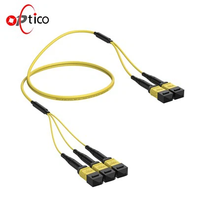 MPO MTP 48F ملٹی موڈ پیچ کیبل بریک آؤٹ قسم